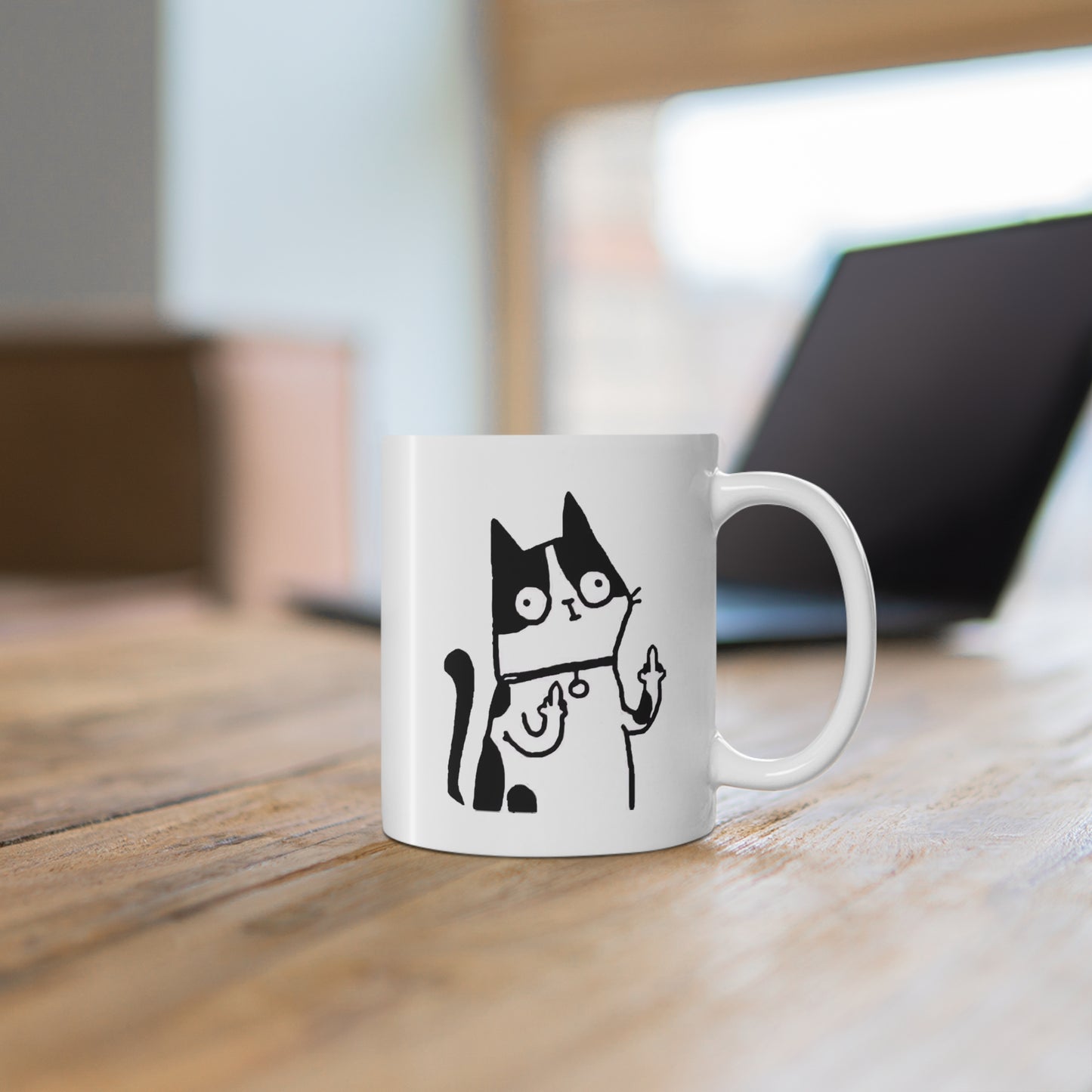 F U Cat Mug