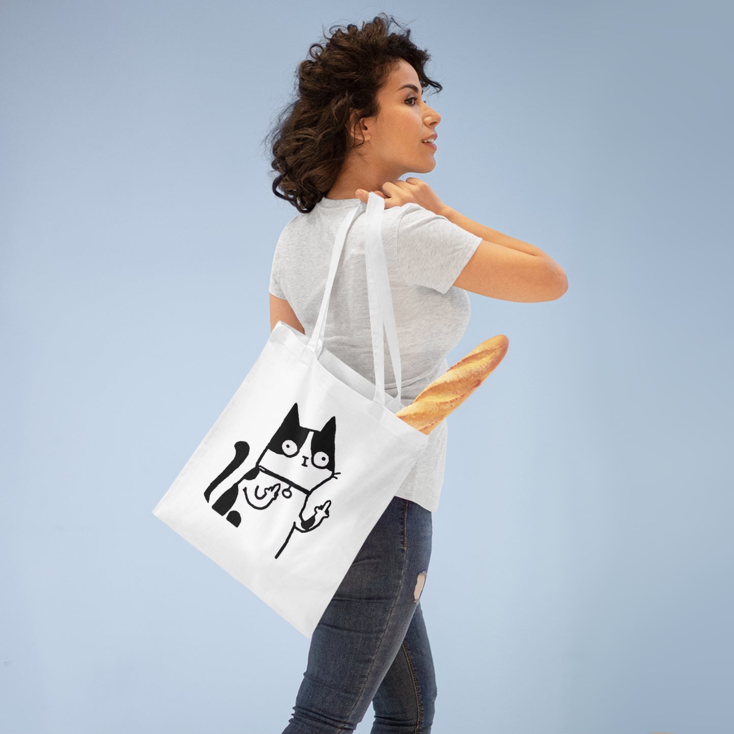 F U Cat Tote Bag
