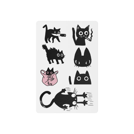 Black Cat Temporary Tattoos