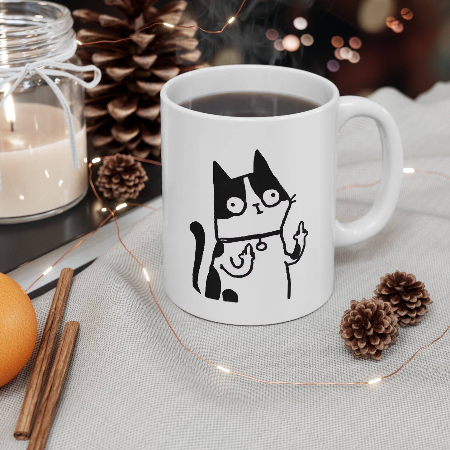 F U Cat Mug