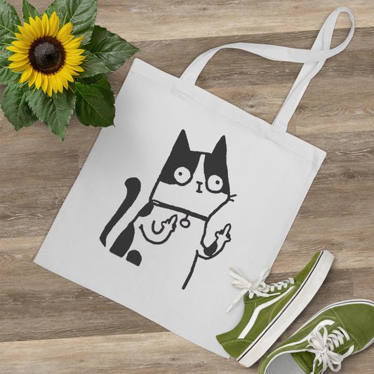 F U Cat Tote Bag
