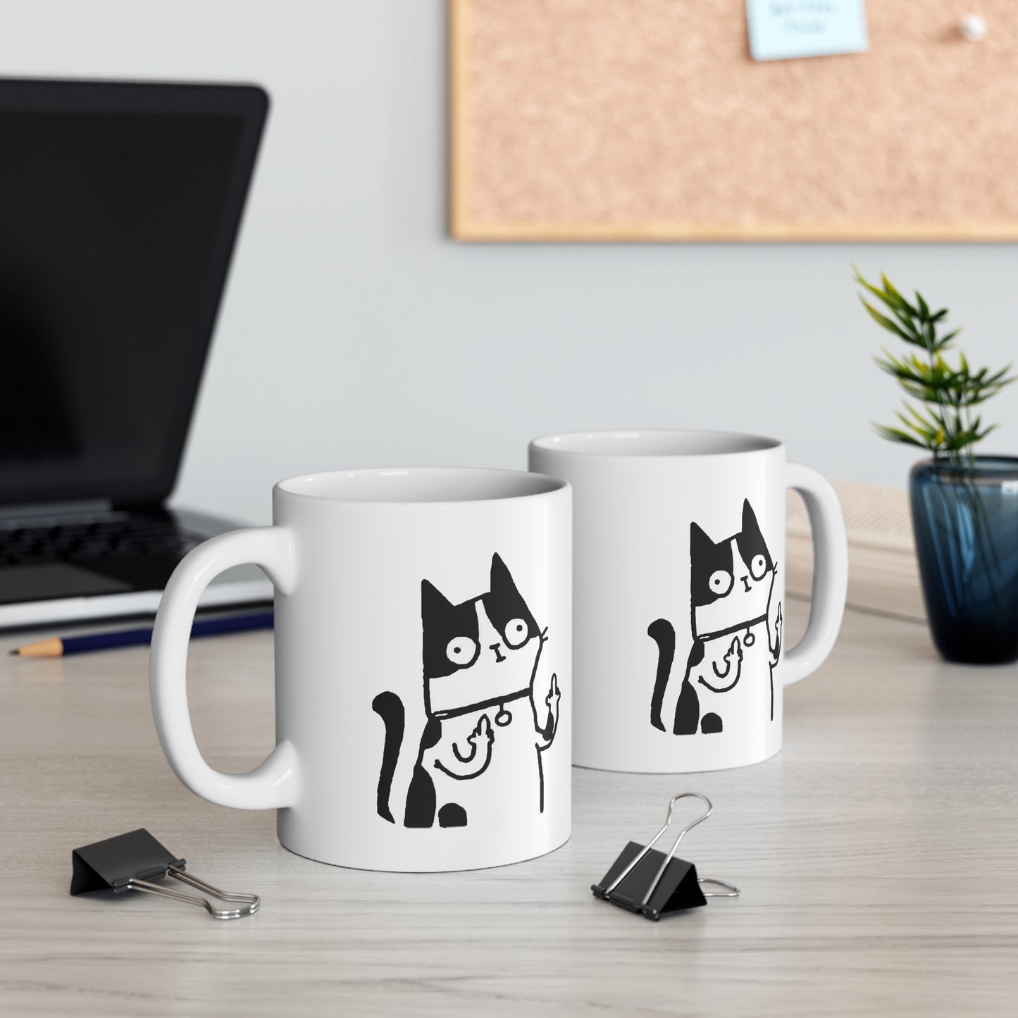 F U Cat Mug